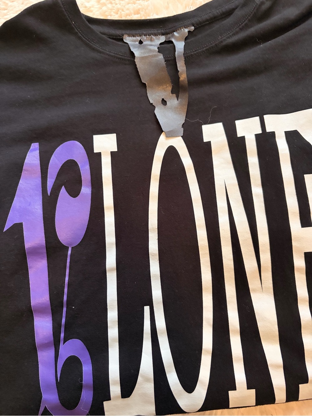 VLONE Purple Graphic Tee - Picture 2 of 5